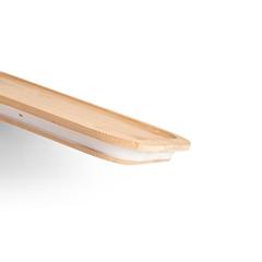 Vue PORTOBELLO. Lunch Box. Boîte hermétique en verre borosilicaté et couvercle en bambou 1000 mL de couleur beige| Krokrodeal