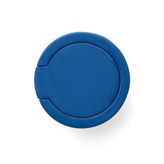 Vue Bouteille de sport 390mL en verre avec bouchon en PP - Quintana de couleur bleu| Krokrodeal