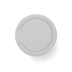 Vue Bouteille de sport 390mL en verre avec bouchon en PP - Quintana de couleur gris| Krokrodeal