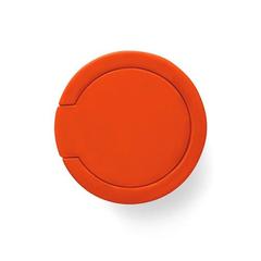 Vue Bouteille de sport 390mL en verre avec bouchon en PP - Quintana de couleur orange| Krokrodeal