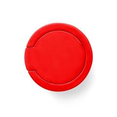 Vue Bouteille de sport 390mL en verre avec bouchon en PP - Quintana de couleur rouge| Krokrodeal