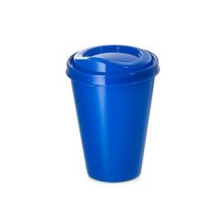 Vue Tasse réutilisable 430mL en PP - Frappe de couleur bleu| Krokrodeal