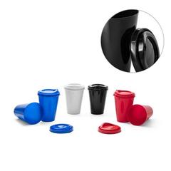 Vue générale Tasse réutilisable 430mL en PP - Frappe | Krokrodeal