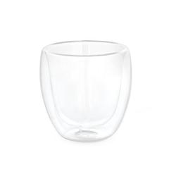 Vue Tasse isotherme en verre 220mL - Americano de couleur translucide| Krokrodeal
