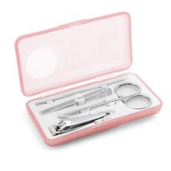 Vue Set de manucure 4 pièces - Nadia de couleur rose| Krokrodeal