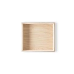 Vue Boite en bois S - Boxie wood s de couleur -| Krokrodeal