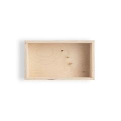 Vue Boite en bois M - Boxie wood m de couleur -| Krokrodeal