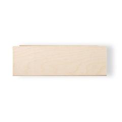 Vue Boite en bois L - Boxie wood l de couleur beige| Krokrodeal