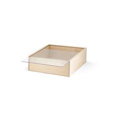 Vue Boite en bois S - Boxie clear s de couleur beige| Krokrodeal