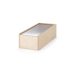 Vue Boite en bois M - Boxie clear m de couleur beige| Krokrodeal