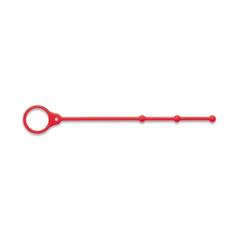 Vue Poignée pour transport - Maurice de couleur rouge| Krokrodeal