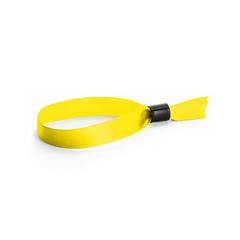 Vue Bracelet inviolable - Seccur de couleur jaune| Krokrodeal