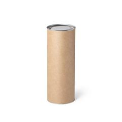 Vue Boîte cylindrique - Boxie can m de couleur beige| Krokrodeal