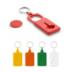 Vue générale Porte-clés avec monnaie pour chariot de supermarché - Bus | Krokrodeal