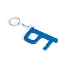 Vue Porte-clés multifonction - Handy safe de couleur bleu| Krokrodeal