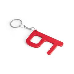 Vue Porte-clés multifonction - Handy safe de couleur rouge| Krokrodeal