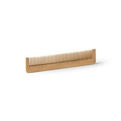 Vue Peigne en bambou - Enos de couleur beige| Krokrodeal