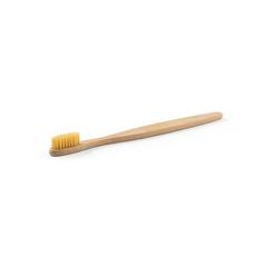 Vue Brosse à dents avec corps en bambou et dents en nylon - Delany de couleur beige| Krokrodeal