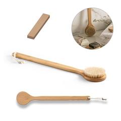 Vue générale Brosse de bain avec corps en bambou - Arkin | Krokrodeal