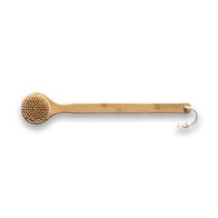Vue Brosse de bain avec corps en bambou - Arkin de couleur beige| Krokrodeal
