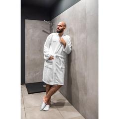 Vue générale Peignoir de bain (350 g/m²) en coton et coton recyclé - Ruffalo | Krokrodeal