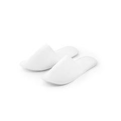 Vue Chaussons de chambre - Danes de couleur blanc| Krokrodeal