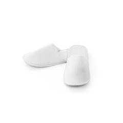 Vue Chaussons de chambre - Danes de couleur blanc| Krokrodeal