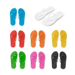 Vue générale Pantoufles confortables avec semelle en PE et sangle en PVC - Maupiti l / xl | Krokrodeal