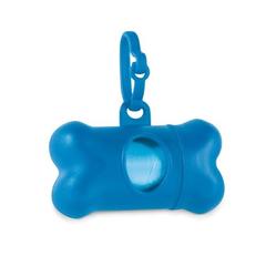 Vue Distributeur de sachets hygiéniques pour chiens - Trotte de couleur bleu| Krokrodeal