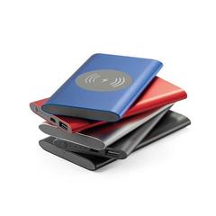 Vue générale Batterie portable et chargeur sans fil en aluminium 4'000 mAh - Cassini | Krokrodeal
