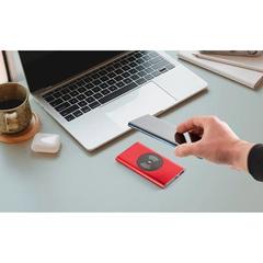 Vue générale Batterie portable et chargeur sans fil en aluminium 4'000 mAh - Cassini | Krokrodeal
