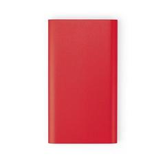 Vue Batterie portable et chargeur sans fil en aluminium 4'000 mAh - Cassini de couleur rouge| Krokrodeal