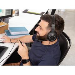 Vue générale Casque audio ajustable en ABS et PP avec microphone - Kilby | Krokrodeal