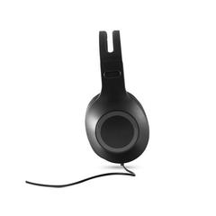 Vue Casque audio ajustable en ABS et PP avec microphone - Kilby de couleur gris| Krokrodeal