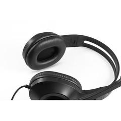Vue Casque audio ajustable en ABS et PP avec microphone - Kilby de couleur gris| Krokrodeal