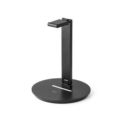 Support de casque en ABS avec chargeur sans fil intégré - Gerst publicitaire pas cher
