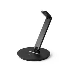 Vue Support de casque en ABS avec chargeur sans fil intégré - Gerst de couleur noir| Krokrodeal