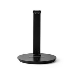 Vue Support de casque en ABS avec chargeur sans fil intégré - Gerst de couleur noir| Krokrodeal