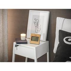 Vue générale Station de bureau en ABS et bambou - Bromley | Krokrodeal