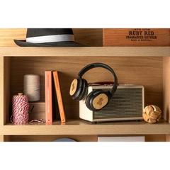 Vue générale Casque audio en bambou et ABS - Gould | Krokrodeal