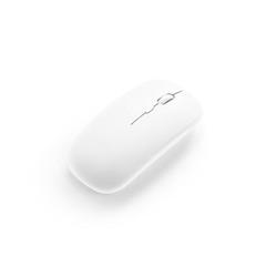 Vue Souris sans fil 2'4GhZ en 89% rABS - Khan de couleur blanc| Krokrodeal