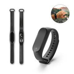 Vue générale Bracelet intelligent en ABS et TPU avec écran LCD - Calatrava | Krokrodeal