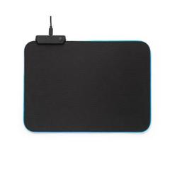 Vue Tapis de souris avec base en caoutchouc - Thorne mousepad rgb de couleur noir| Krokrodeal