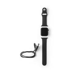 Vue Montre intelligente avec écran de 1.85 pouce - Wiles de couleur noir| Krokrodeal