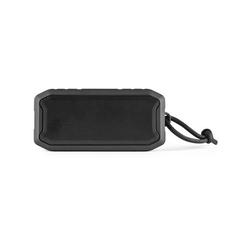 Vue Enceinte en ABS recyclé avec microphone intégré - Sheeran de couleur noir| Krokrodeal