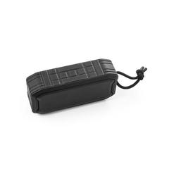 Vue Enceinte en ABS recyclé avec microphone intégré - Sheeran de couleur noir| Krokrodeal
