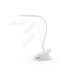 Vue Lampe portative en ABS (65% rABS) - Nesbit ii de couleur blanc| Krokrodeal