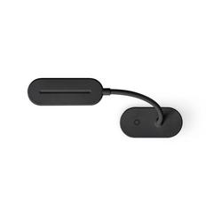 Vue Lampe portative en ABS (65% rABS) - Nesbit ii de couleur noir| Krokrodeal