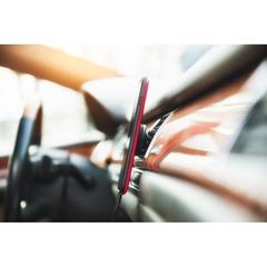 Vue générale Support de portable pour voiture en aluminium - Planck | Krokrodeal
