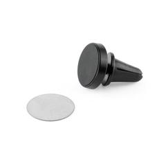 Vue Support de portable pour voiture en aluminium - Planck de couleur noir| Krokrodeal